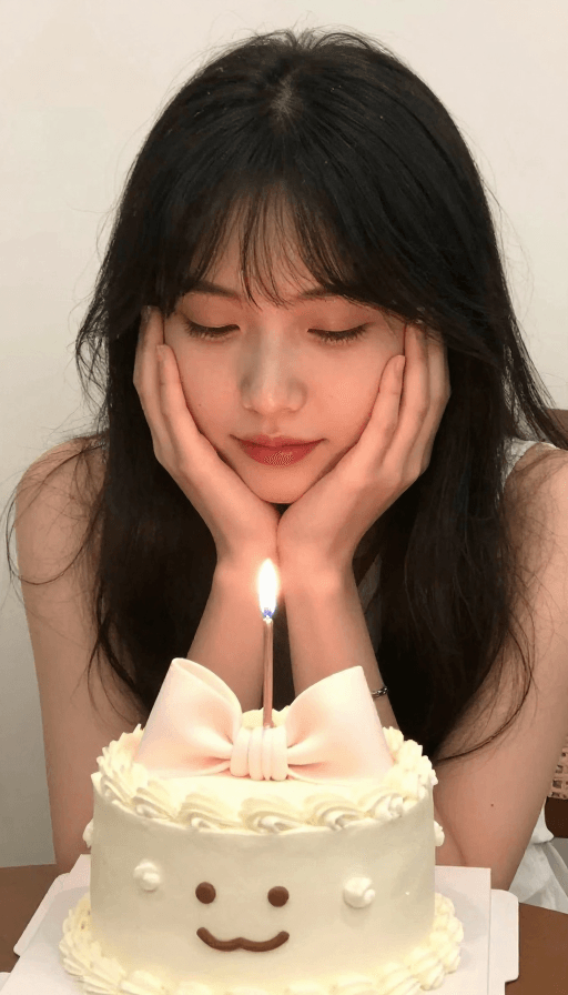温馨插画素材：温馨生日祝福：献给馆之妹妹的特别惊喜