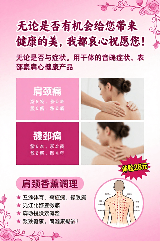 粉色渐变素材：粉色渐变疗愈海报：健康美祝愿