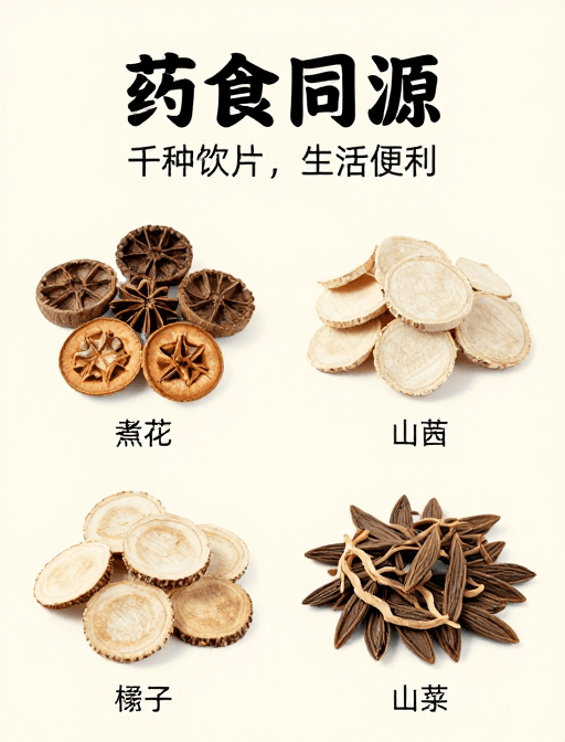 中药材摄影素材：药食同源：千种高清饮片畅享健康生活