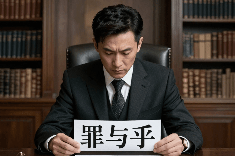 超现实主义素材：罪与罚的哲学对决：光影交织的象征艺术