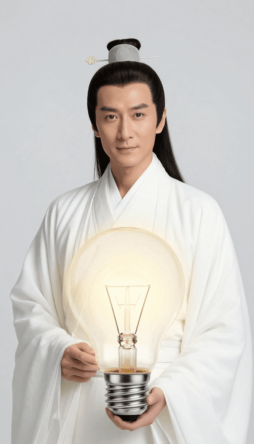 创意海报素材：智光启明：诸葛亮照亮智慧未来