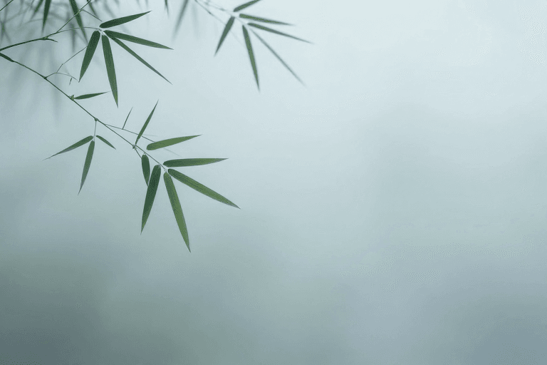 空灵背景素材：禅意留白东方美学背景图