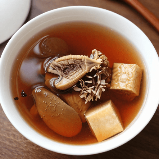 美食摄影素材：藥膳湯底：滋補養生的美味靈魂