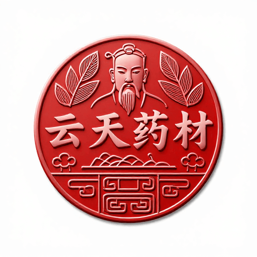 立体浮雕素材：云天药材现代立体浮雕LOGO设计