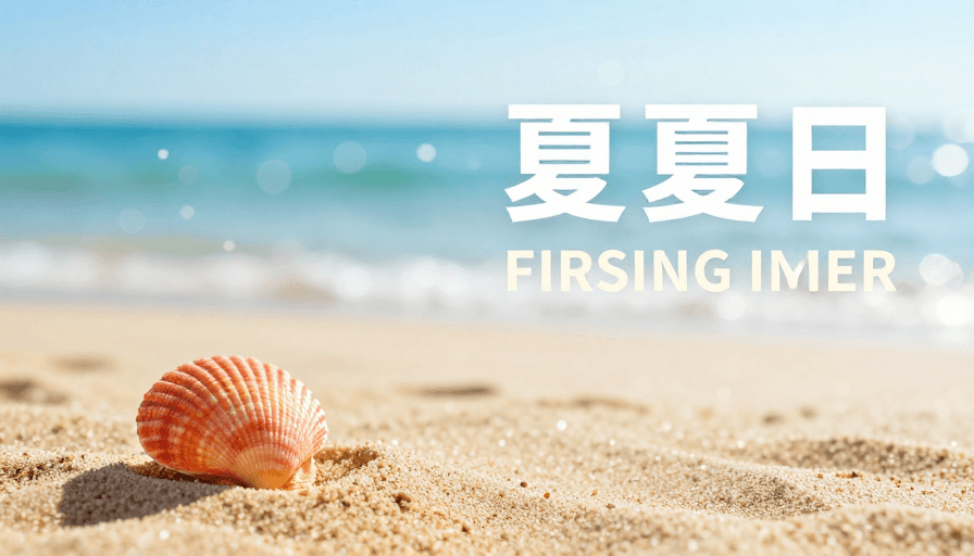 海滩素材：夏日梦幻海滩：光影与宁静的诗意