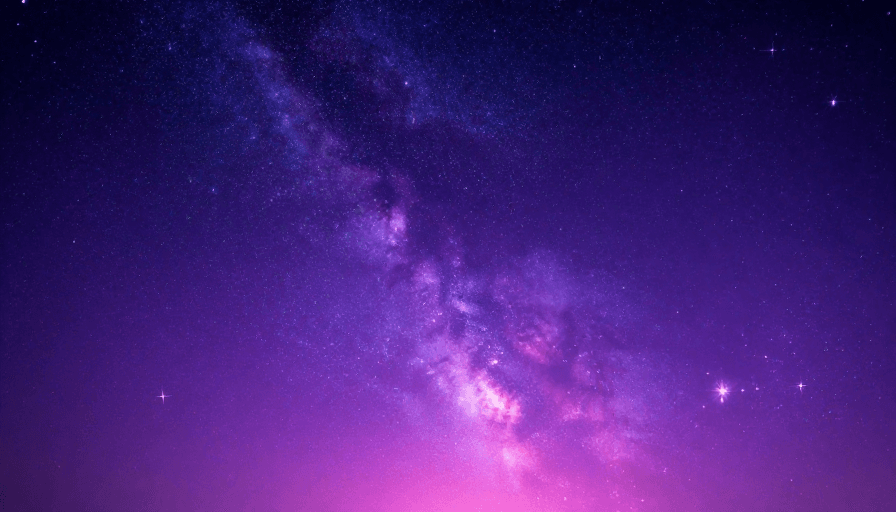 光影层次素材：梦幻紫罗兰星空：深邃宇宙中的浪漫光影