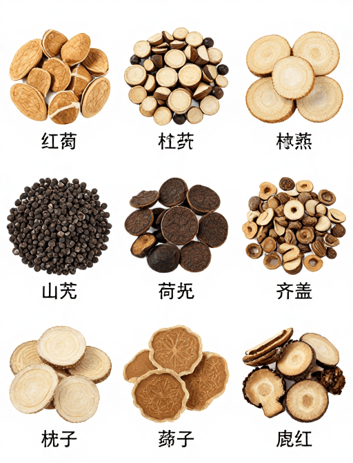 中药材摄影素材：药食同源：千种高清药材点亮健康生活