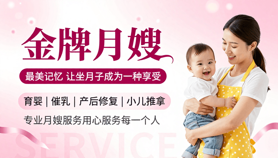 人像摄影素材：金牌月嫂：温馨母婴服务，让坐月子更美好