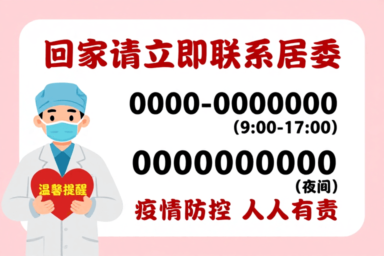 社区宣传素材：温馨关怀居家防疫指南
