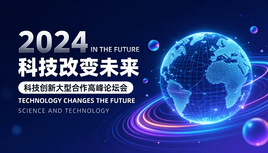 数据互联素材：科技引领未来：2024 创新高峰论坛视觉呈现