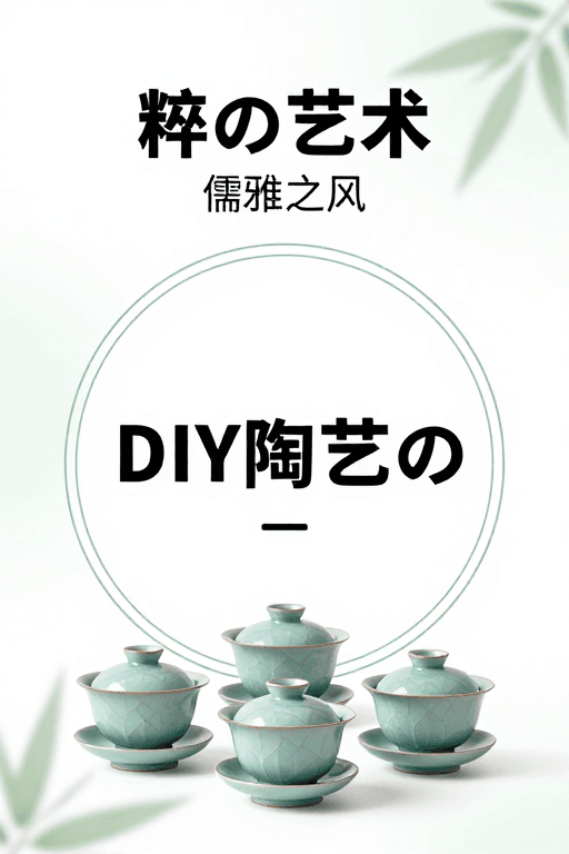 文艺氛围素材：粹の艺术：极简陶艺与自然美学融合