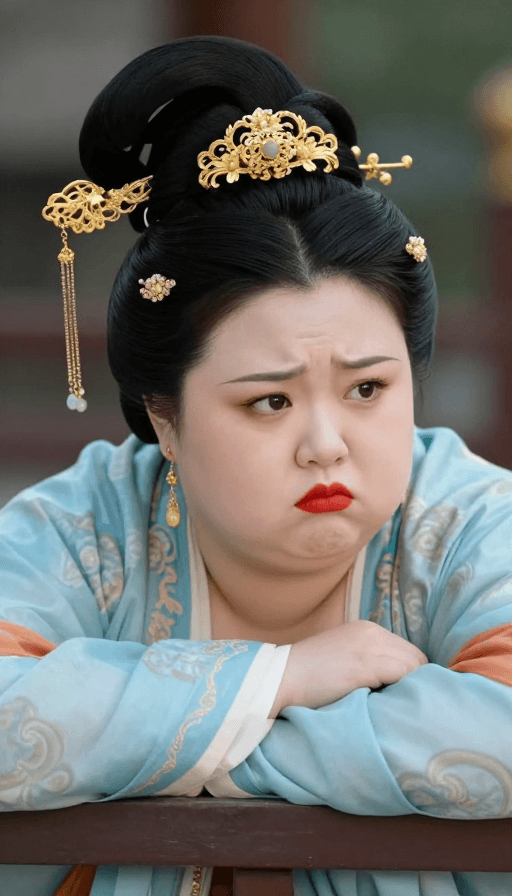 艺术展示素材：超现实古风：温婉灵动唐姬的烦恼瞬间