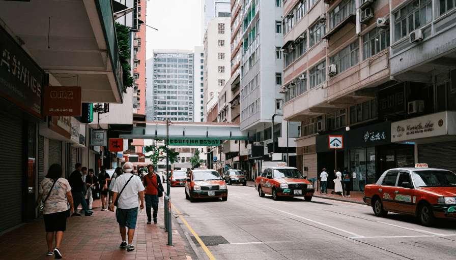 城市风光素材：香港街头风光摄影纪实