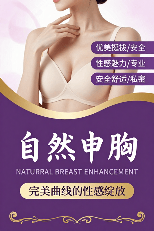 专业宣传素材：高端医美宣传：自然丰胸与优雅女性魅力