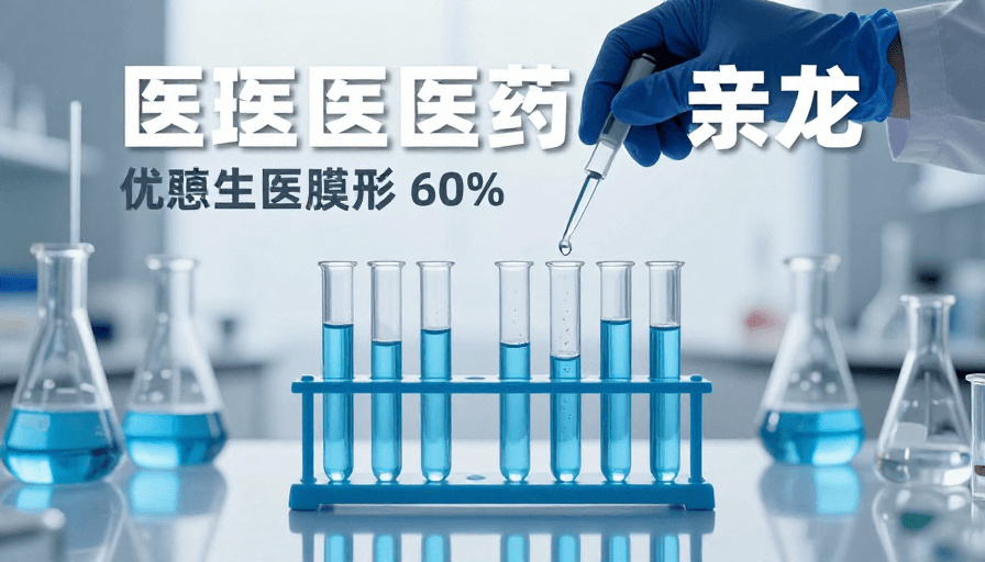 科技实验室素材：蓝白极简科技感实验室场景