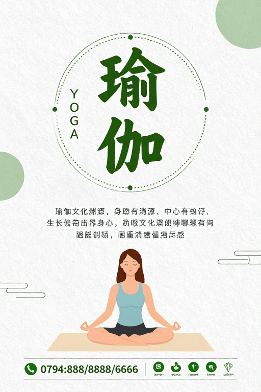 冥想场景素材：禅意瑜伽：东方自然美学体验