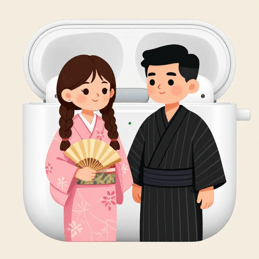 平面艺术素材：和风双生·潮流耳畔