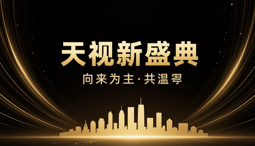 年度盛典素材：金色粒子流光：科技与奢华的视觉盛宴
