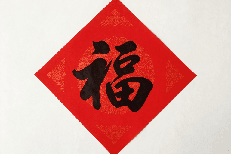 福运当头：春节主题汉字图标设计