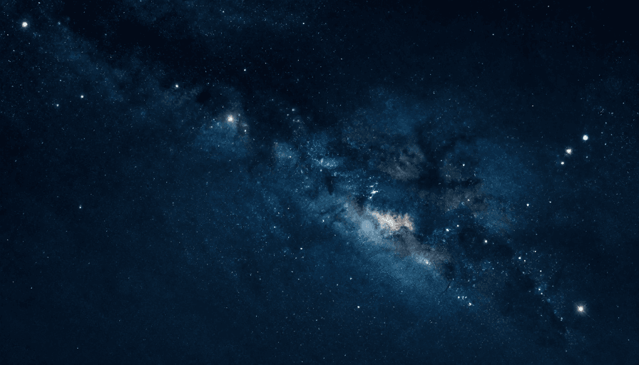 星空背景素材：深邃星空背景：水彩晕染，静谧星河