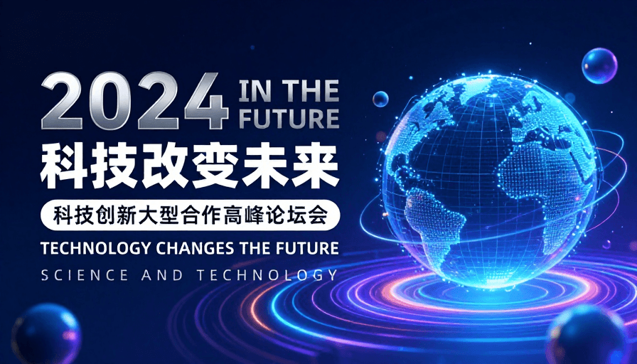 科幻设计素材：2024未来科技：数据驱动的创新愿景