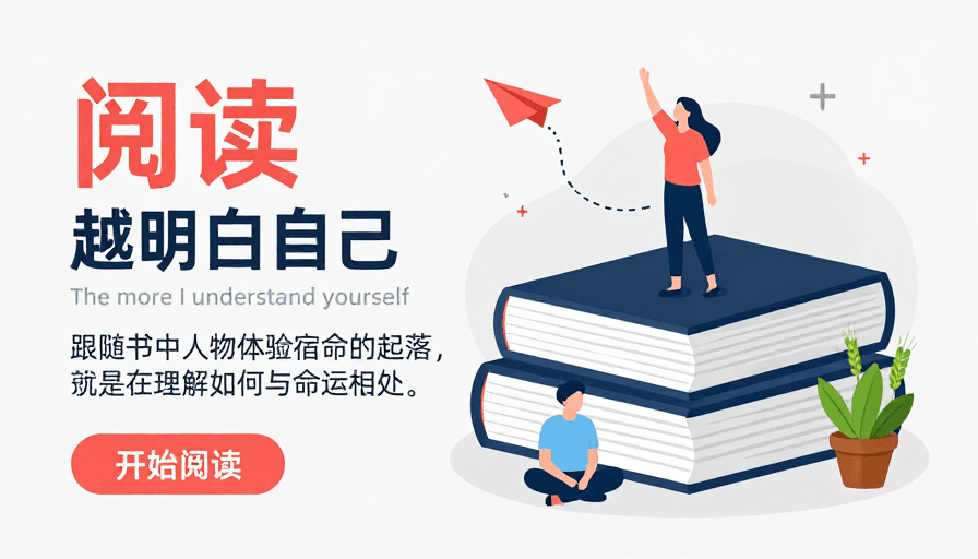 海报模板素材：静谧书香：自我觉醒的阅读之旅
