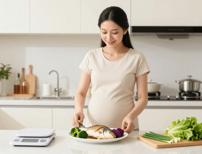 现代厨房素材：孕期营养与美味：现代厨房中的健康食材准备