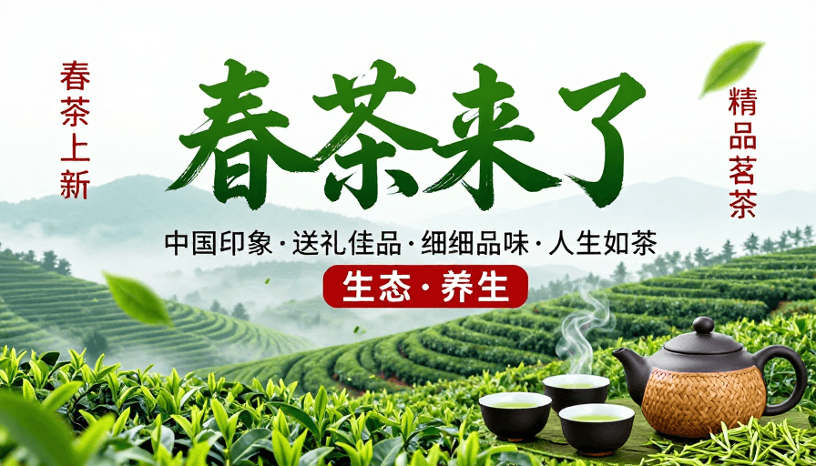 茶文化素材：春茶新韵：东方雅致礼赠