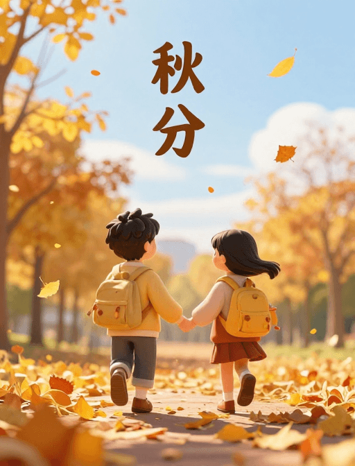 秋天素材：秋风起兮叶纷飞，共赏秋分诗意时光