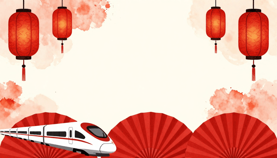 春节庆典素材：水墨红韵：传统与现代交融的春节庆典背景