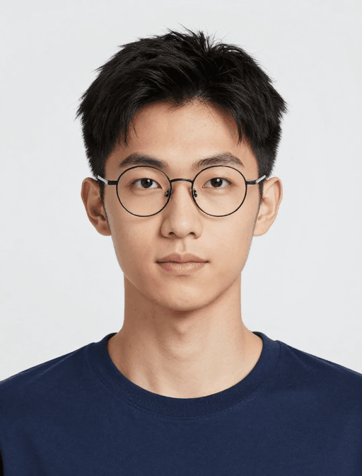 商务人像素材：亚洲青年商务人像：高清证件照