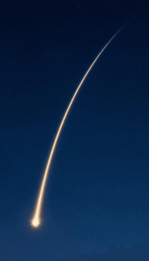宇宙背景素材：璀璨流星划破夜空：极简星空艺术背景