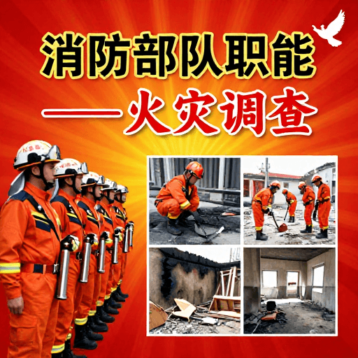 专业展示素材：消防部队职能庄严展示与火灾调查纪实