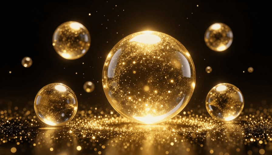 粒子效果素材：奇幻电影颁奖典礼：璀璨星光闪耀时刻