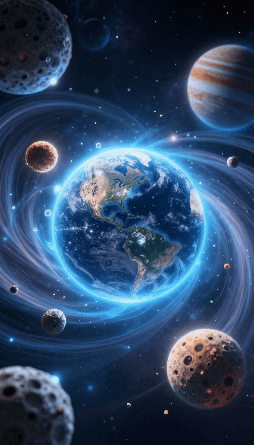 8K高清素材：梦幻微观宇宙：8K科幻天体动态漫游