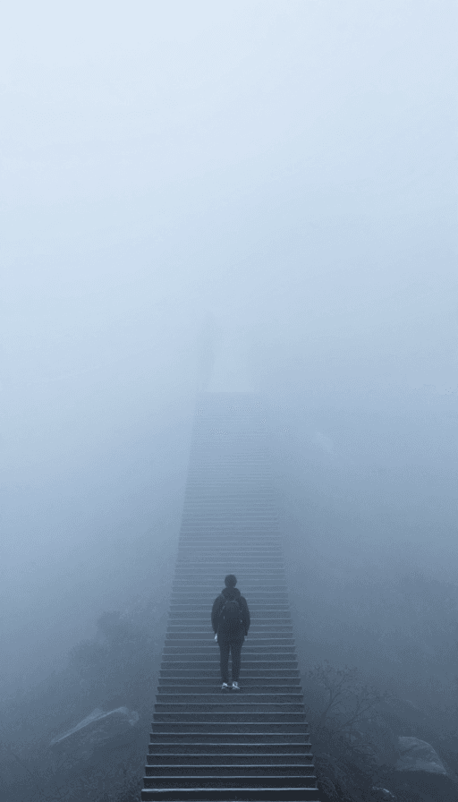 超现实素材：云海无尽阶，渺然凝望