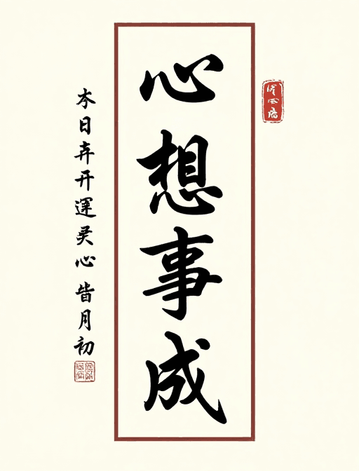 祝福语素材：万事如意，福气满满：吉祥文字祝福设计