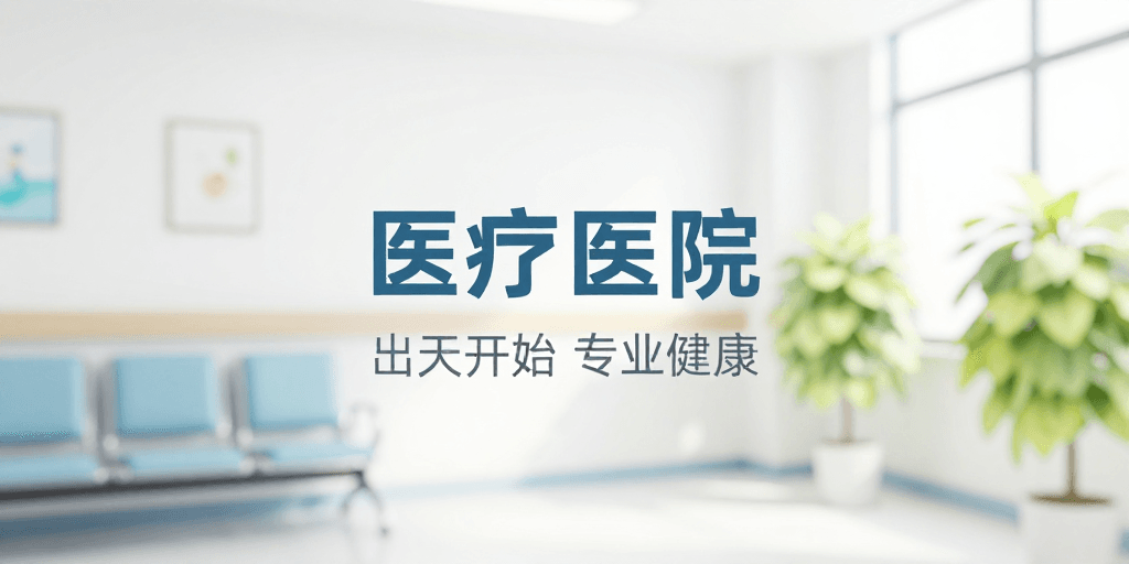 商业背景素材：静谧医疗空间：柔和虚化候诊区设计