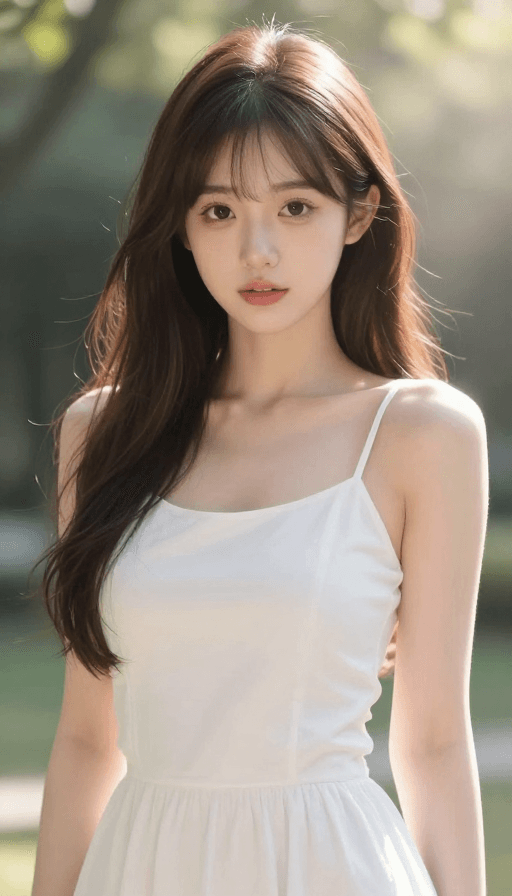 超动漫风格素材：清纯超绝动漫少女：丁达尔光束与极致立体美
