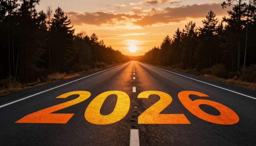 广告宣传素材：2026展望：金色公路指引未来之路