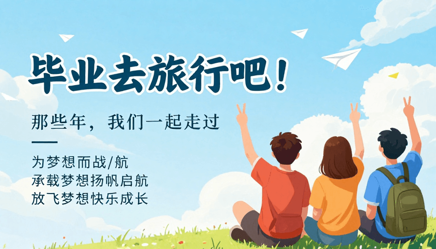 校园活动素材：毕业季青春启程：与友同行去远行吧！