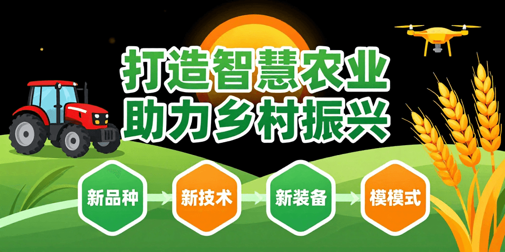 科技赋能素材：智慧农业助力乡村振兴，科技赋能田间地头的活力