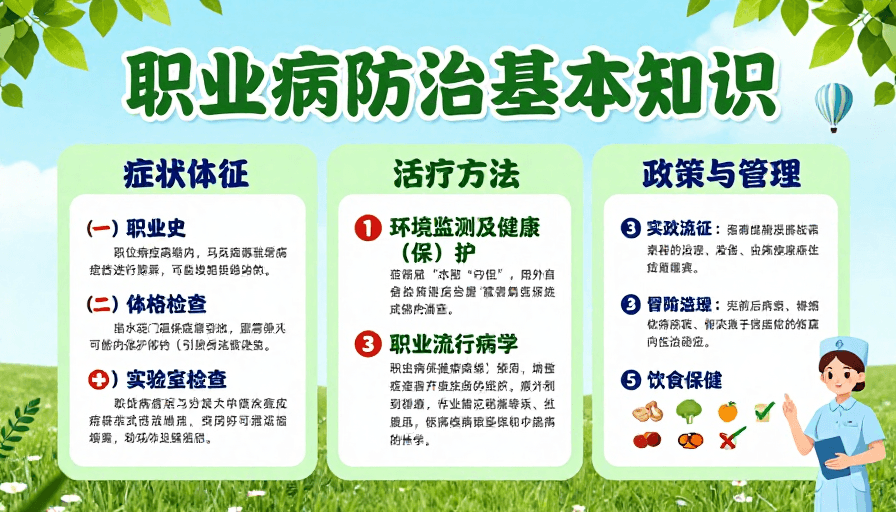 职业病防治素材：清新科普：职业病防治基本知识与健康防护指南