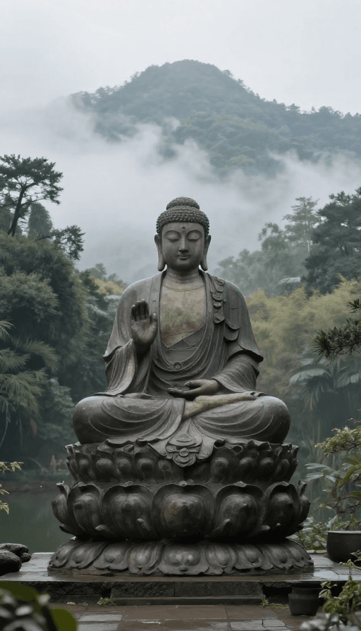 自然素材：禅意山水，静谧心灵栖息地