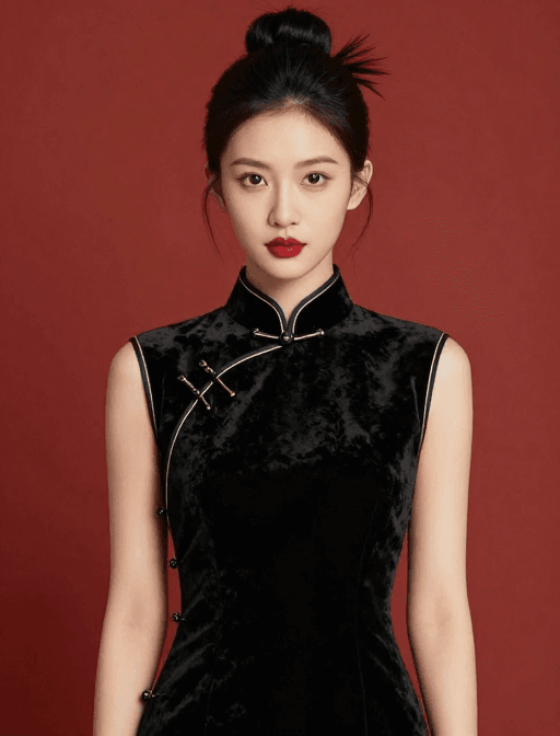 旗袍摄影素材：东方韵味：旗袍女性的时尚肖像
