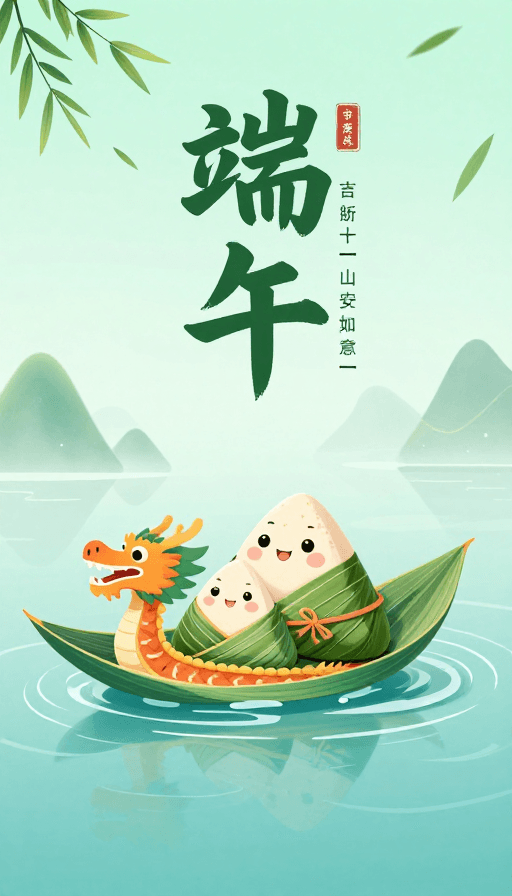 端午节素材：端午安康·粽香迎祥