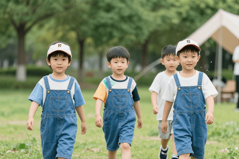 亲子活动素材：六一快乐：萌娃户外狂欢时刻