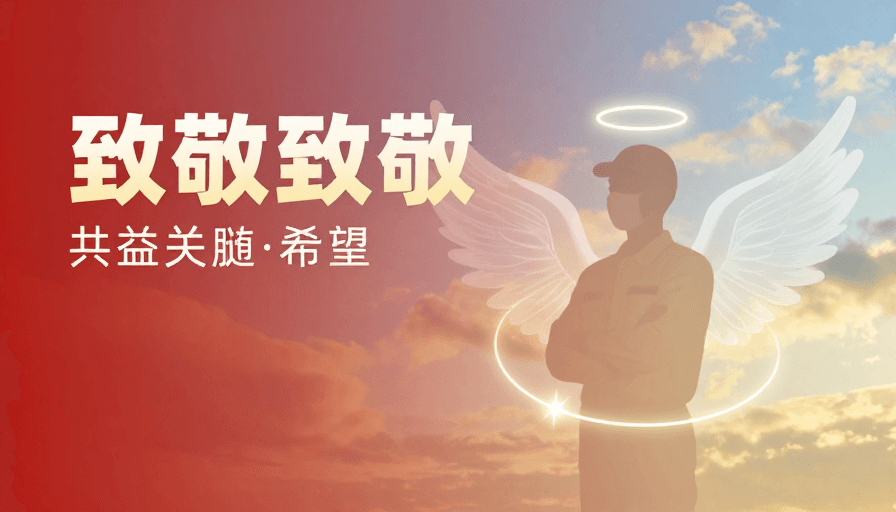 剪影艺术素材：简约致敬：守护天使的无声力量