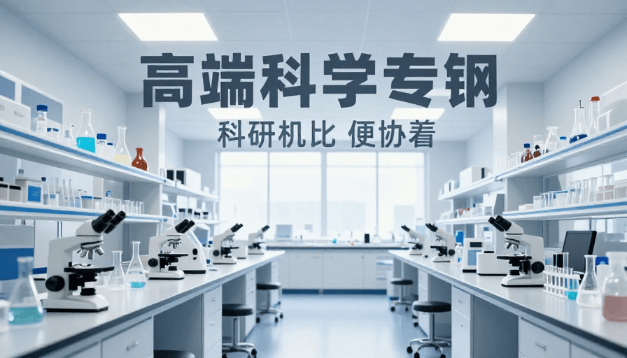 科技风素材：现代科技实验室：精准与创新的完美融合