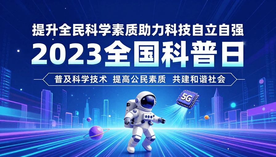 科普活动素材：2023全国科普日：科技引领未来